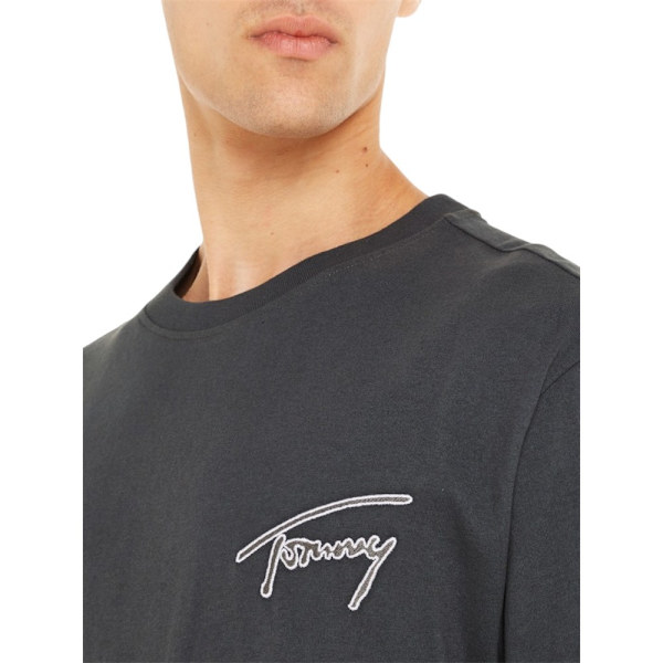 T-paidat Tommy Hilfiger DM0DM16240PUB Grafiitin väriset 174 - 178 cm/M