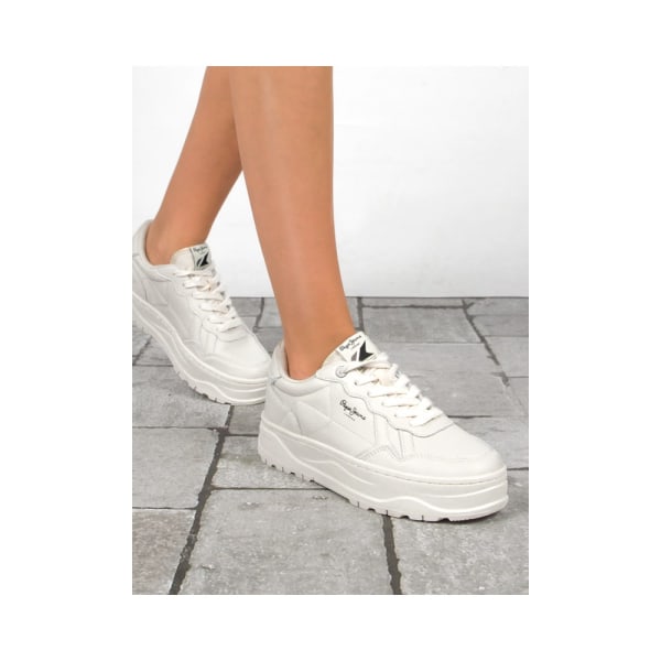 Lågskor Pepe Jeans Kore Britt W White Vit 39
