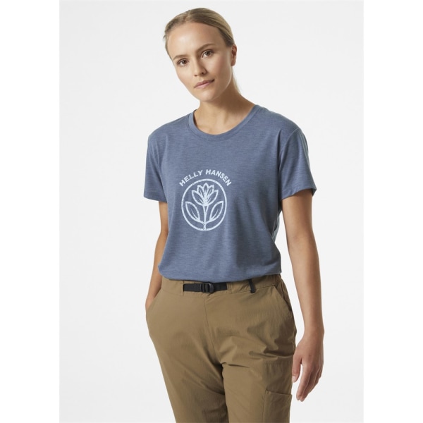 T-paidat Helly Hansen W Skog Recycled Graphic Tee Vaaleansiniset 166 - 170 cm/M