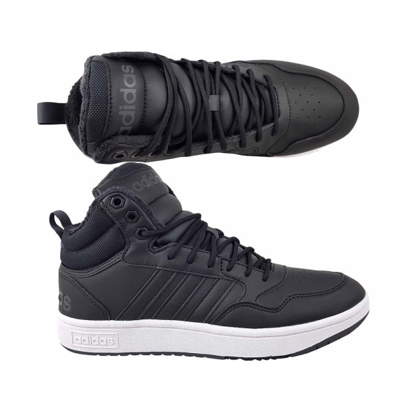 Kengät Adidas Hoops 30 Mid Wtr Mustat 44 2/3