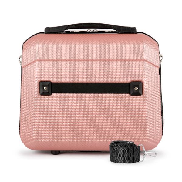 Resväskor Solier Kuferek Podróżny Mały Abs Stl945 Różowy Rosa