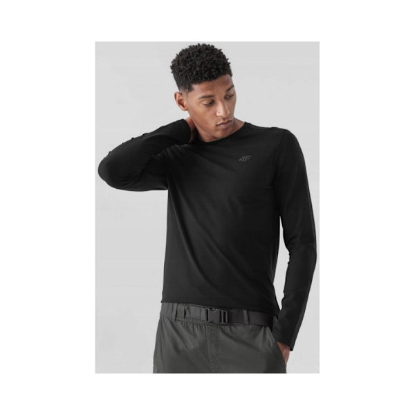 T-paidat 4F SS23TLONM078 Mustat 185 - 188 cm/XXL