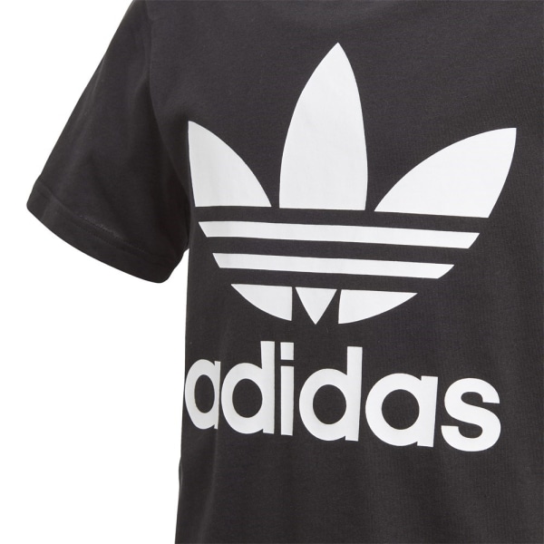 Shirts Adidas Trefoil Tee Svarta 153 - 158 cm/M