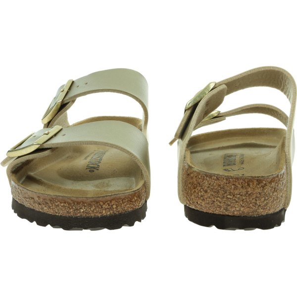 Tofflor Birkenstock Arizona BS Guld,Beige 38