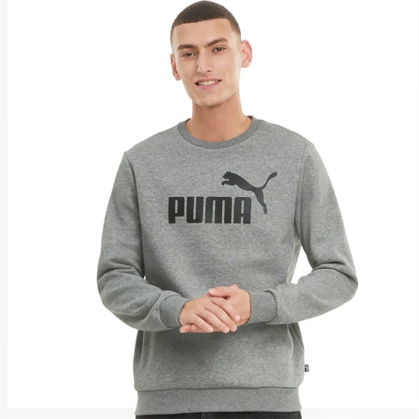 Sweatshirts Puma Ess Big Logo Crew FL Gråa 188 - 191 cm/XL