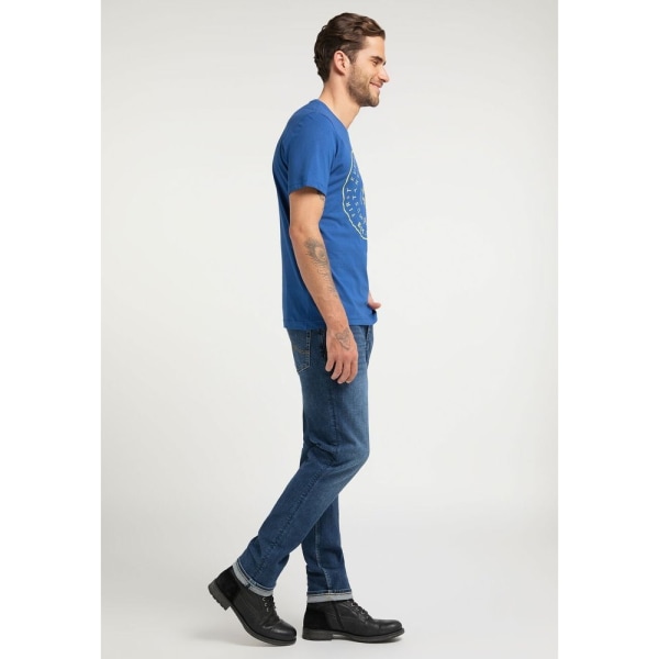 T-paidat Mustang Alex Print Vaaleansiniset 164 - 169 cm/S