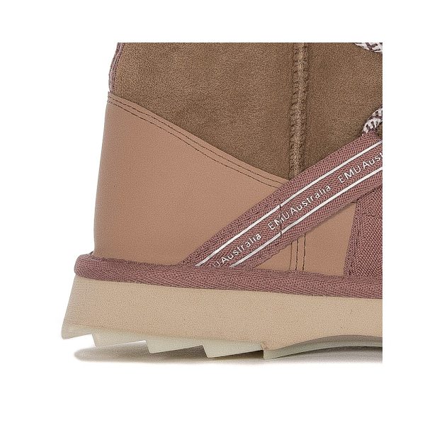 Saapikkaat Emu Buty Australia Botki Damskie Blurred Camel Ruskeat 39