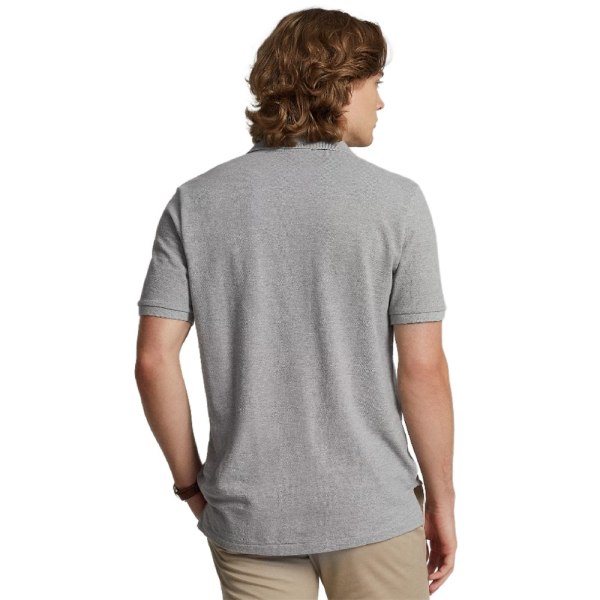 Shirts Ralph Lauren Polo Slim Fit Mesh Gråa 168 - 172 cm/XS