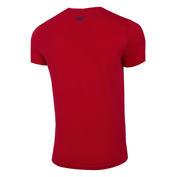 T-paidat 4F TSM021 Punainen 176 - 179 cm/M