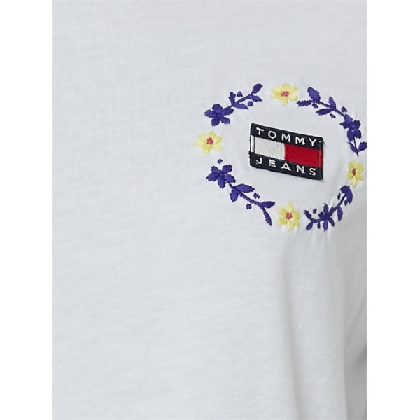 T-shirts Tommy Hilfiger DW0DW11283YBR Hvid 153 - 157 cm/XXS