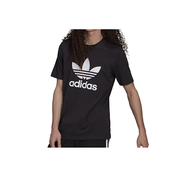 Shirts Adidas Trefoil Svarta 164 - 169 cm/S