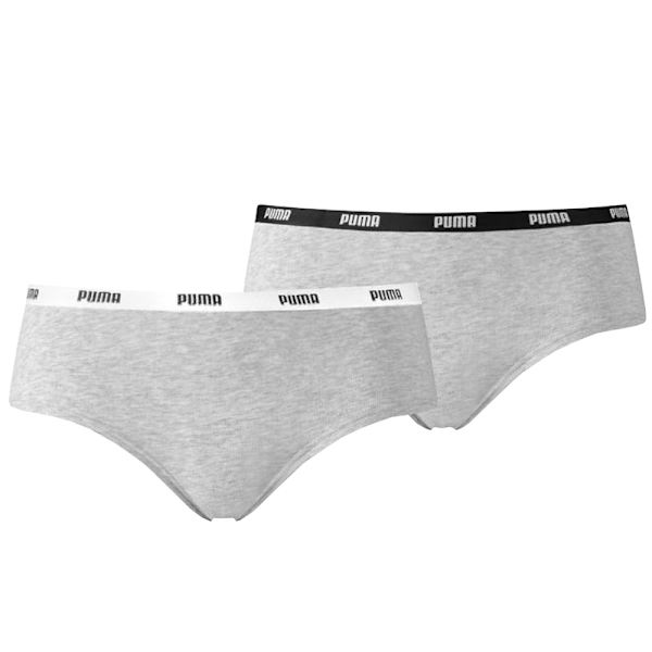 Majtki Puma Hipsters 2 Pack Gråa XS