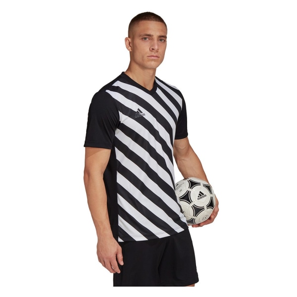 T-shirts Adidas Entrada 22 Sort,Hvid 182 - 187 cm/XL