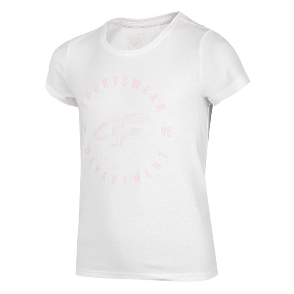 Shirts 4F JTSD003 Vit 122 - 127 cm