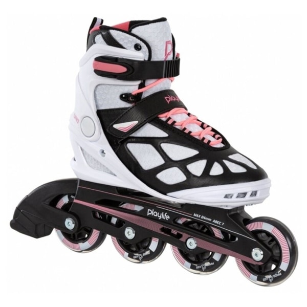 Rollerblades Powerslide Playlife Uno Pink 80 Vit 26,0 cm/41,0 eu/7,0 uk/9,0 us