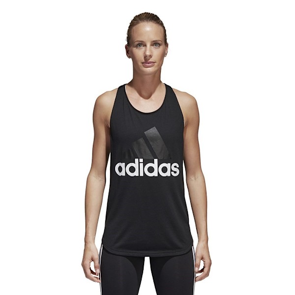 T-shirts Adidas Essentials Linear Loose Tank Sort 170 - 175 cm/L