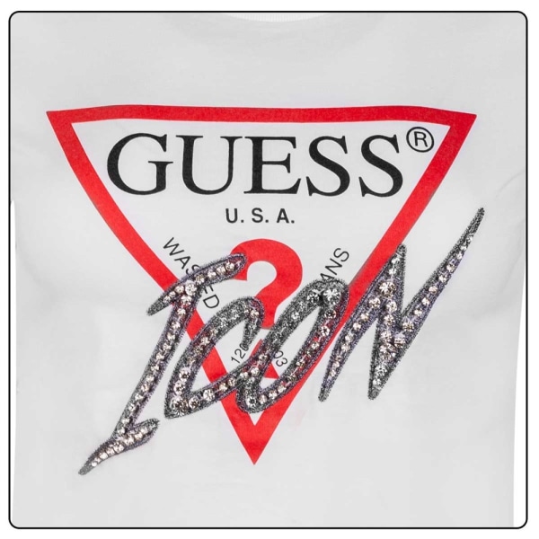 T-shirts Guess CN Icon Tee Hvid 163 - 167 cm/S
