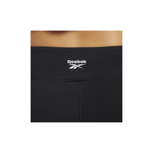 Housut Reebok TE Cotton Legging Mustat 164 - 169 cm/S