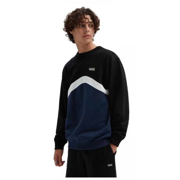 Sweatshirts Vans Sidestripe Block Crew Svarta 188 - 192 cm/XL