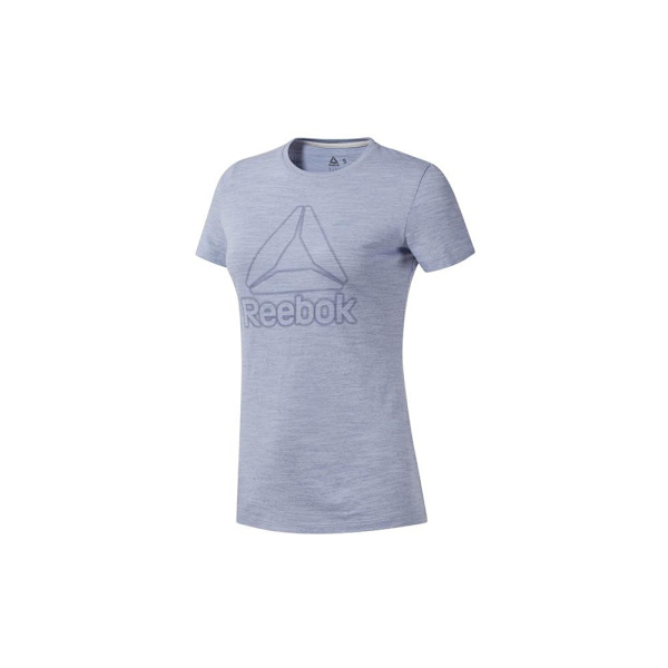 Shirts Reebok TE Marble Logo Tee Gråa 170 - 175 cm/M