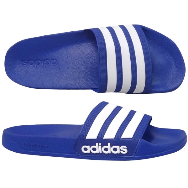 Rantakengät Adidas Adilette Shower Vaaleansiniset,Valkoiset 43