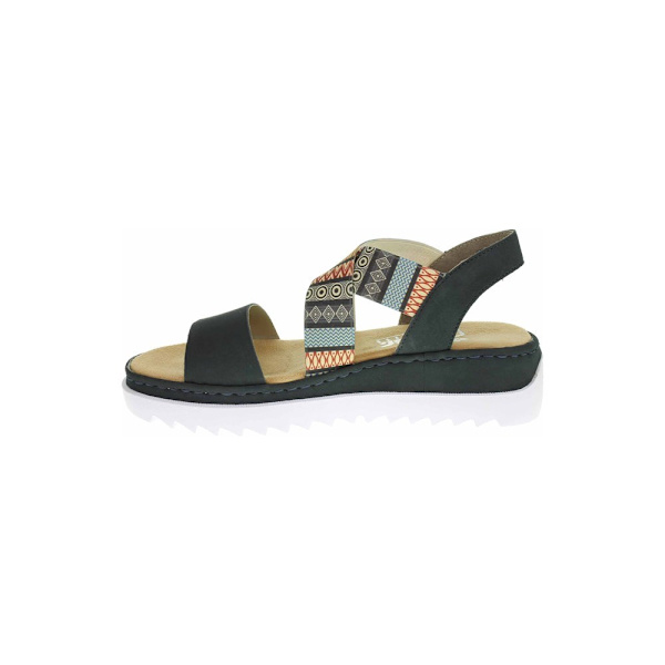Sandaler Rieker V44G814 Grafit,Gråa,Blå 41