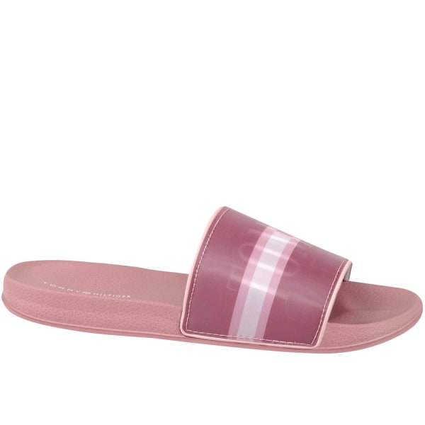 Rantakengät Tommy Hilfiger Holographic Pool Slide Vaaleanpunaiset 37