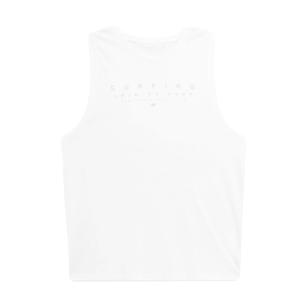 T-paidat 4F M368 Valkoiset 185 - 188 cm/XXL