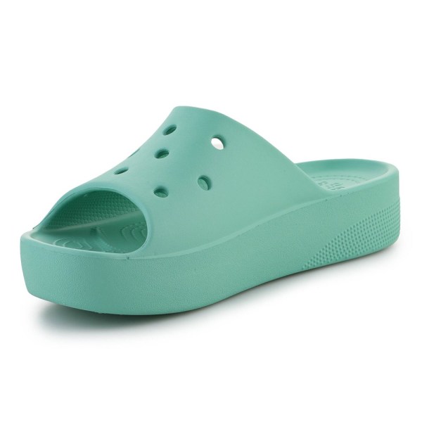 Tøffel Crocs Classic Platform Slide Celadon 37