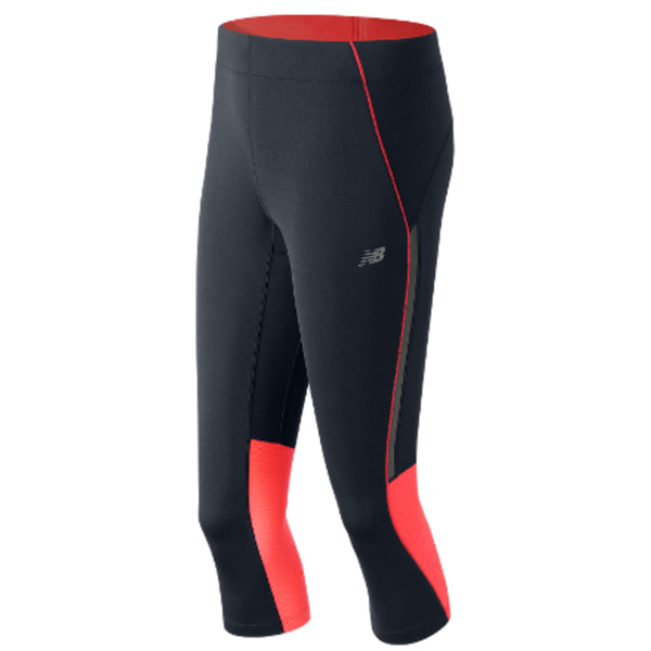 Bukser New Balance WP53222DAF Rød,Sort 164 - 165 cm/XS