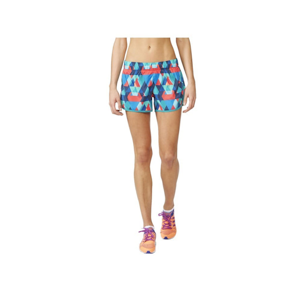Byxor Adidas M10 Q1 Short Röda,Blå 164 - 169 cm/M