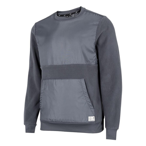 Puserot je Fleecet 4F BLM010 Harmaat 182 - 185 cm/XL