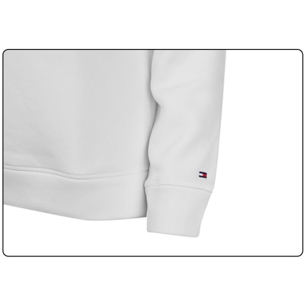 Sweatshirts Tommy Hilfiger WW0WW31998YBR Vit 168 - 172 cm/M