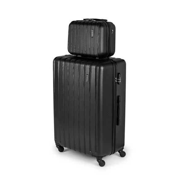Ufferter Solier Kuferek Podróżny Mały Abs STL902 Czarny Sort