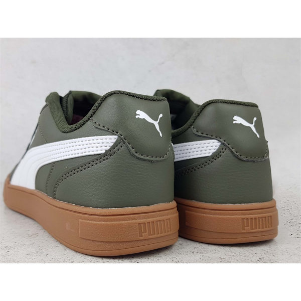 Lågskor Puma Caven Vit,Oliv 43