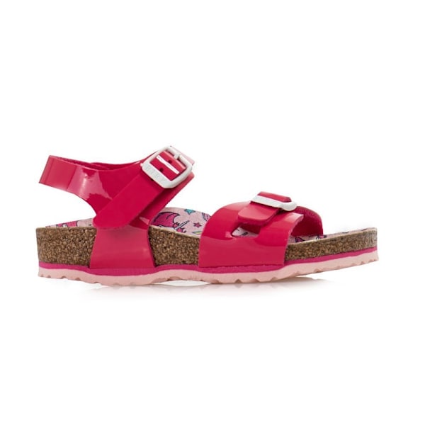 Sandaler Birkenstock Rio Kids BF Patent Unicorn Röda 24