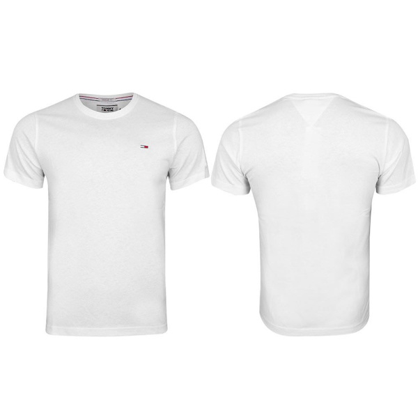 T-paidat Tommy Hilfiger DM0DM04411100 Valkoiset 179 - 183 cm/L