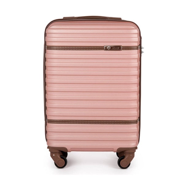 Ufferter Solier Walizka Kabinowa Abs 55x37x24cm Stl957 Różowa Pink