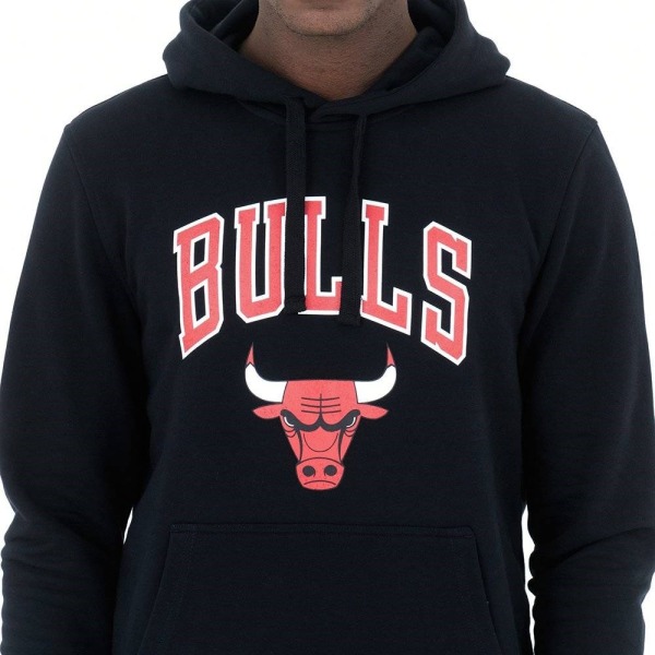 Sweatshirts New Era Chicago Bulls Svarta 188 - 192 cm/XL