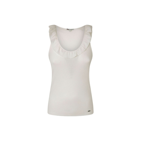 T-paidat Pepe Jeans PL505062800 Valkoiset 164 - 169 cm/M