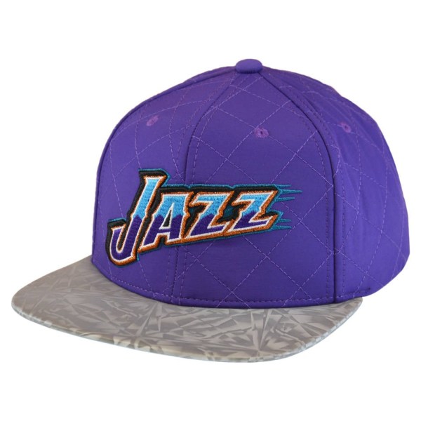 Hatut Mitchell & Ness Nba Diamond Base Hwc Utah Jazz Harmaat,Violetit Produkt av avvikande storlek