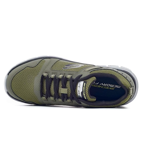 Sneakers low Skechers Track Knockhill Oliven 43