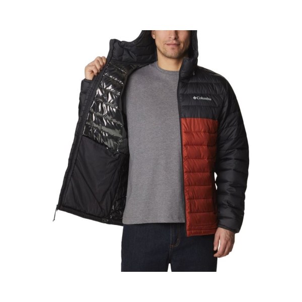 Jakker Columbia Powder Lite Flåde,Sort 188 - 192 cm/XL