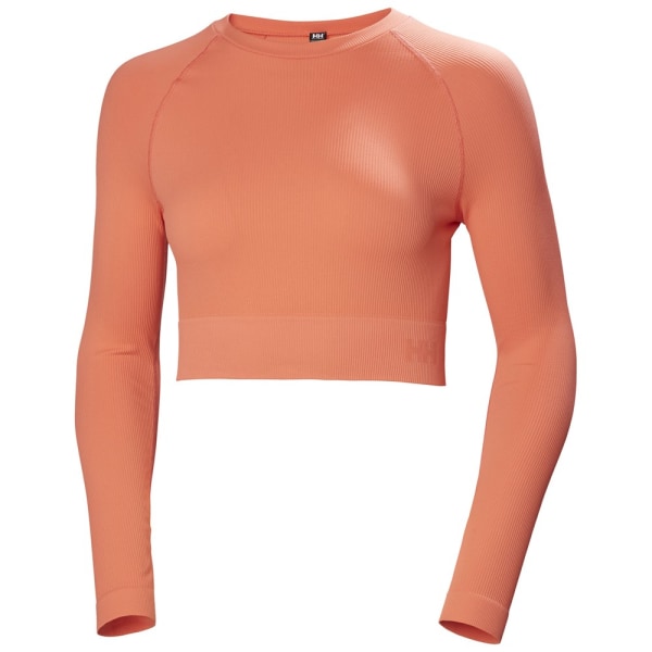 T-paidat Helly Hansen Allure Seamless Crop Ls Top Oranssin väriset 162 - 166 cm/S