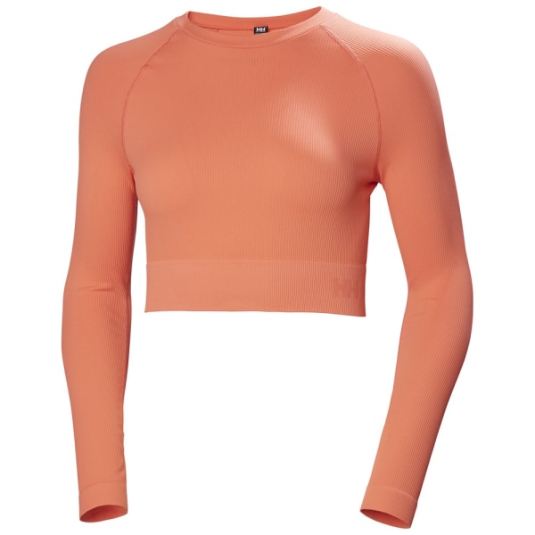 T-paidat Helly Hansen Allure Seamless Crop Ls Top Oranssin väriset 166 - 170 cm/M