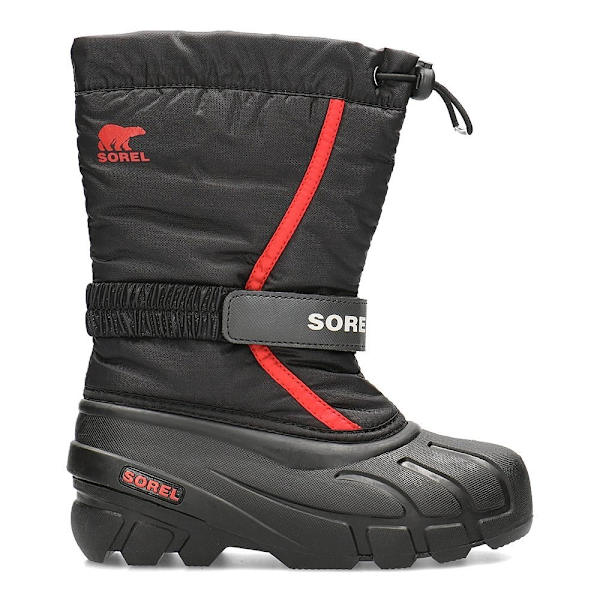 Lumisaappaat Sorel Youth Flurry Mustat 36