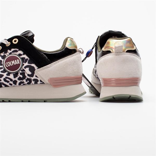 Lågskor Colmar Travis Cheeta Vit,Krämiga 39