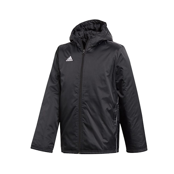 Jakker Adidas JR Core 18 Sort 123 - 128 cm/7 - 8 år