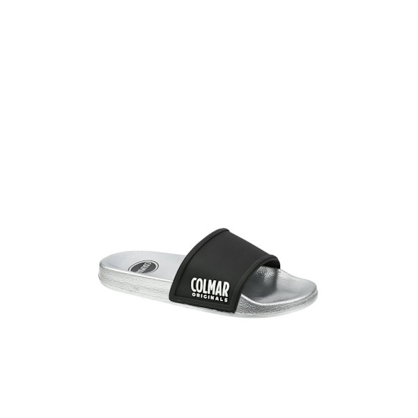 Tofflor Colmar Slipper Plain Silver,Svarta 36