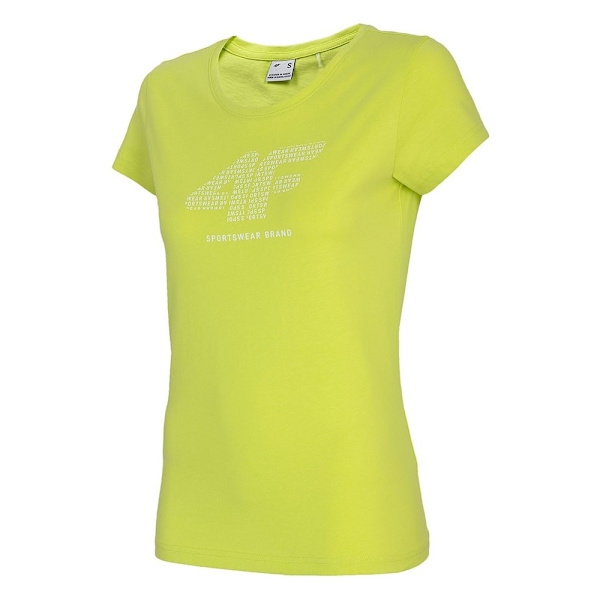 T-shirts 4F TSD011 Gul 168 - 171 cm/M